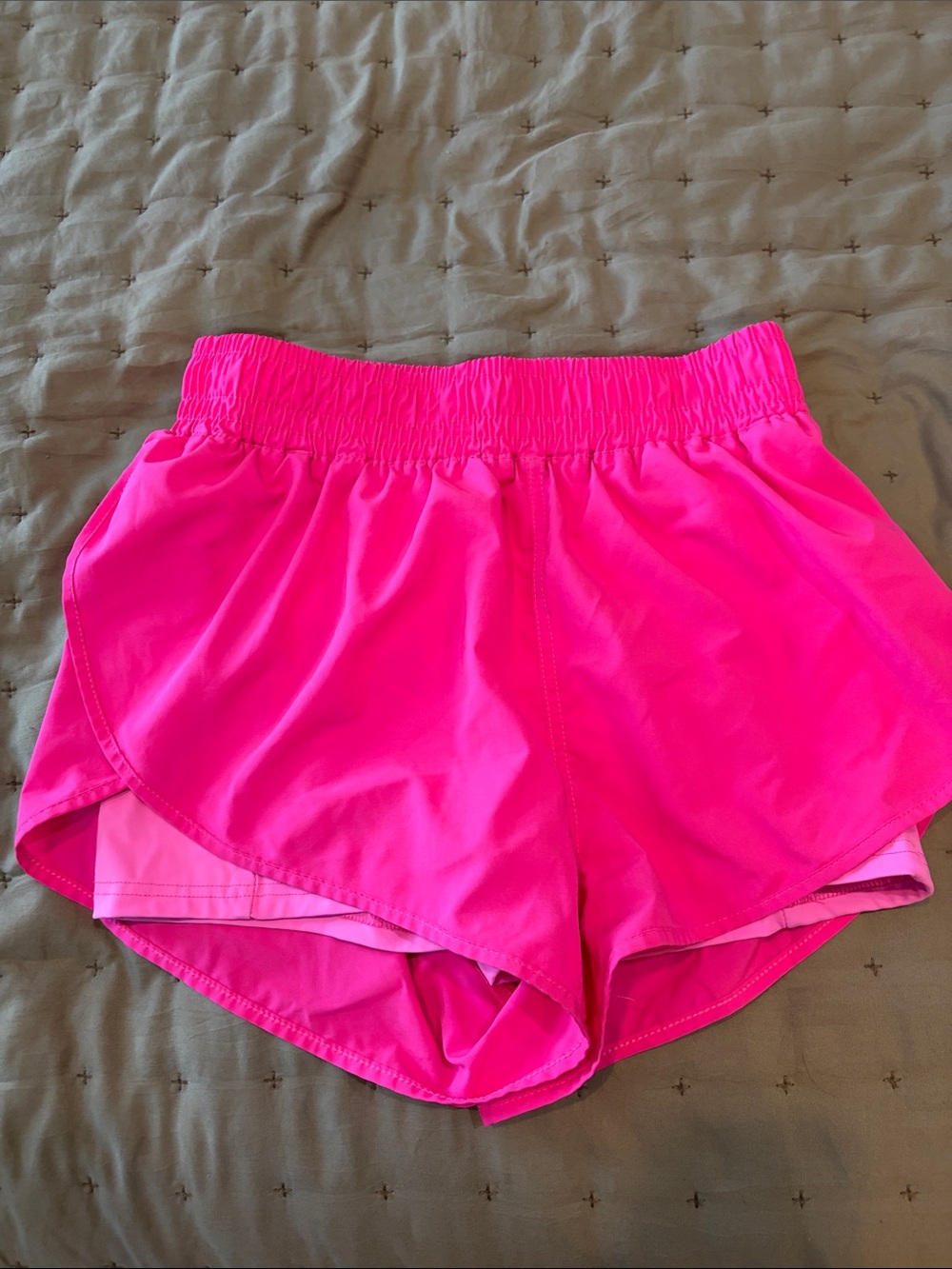 Amazon Women's Neon Pink Athletic Shorts